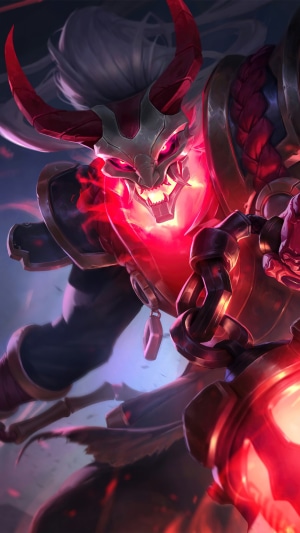 Thresh, Blood Moon, Splash Art, LoL Wild Rift, Video Game, LoL, League ...