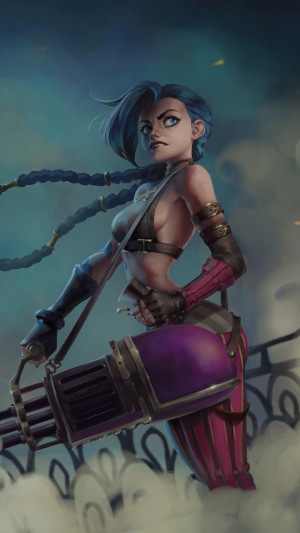 Jinx from Arcane League of Legends