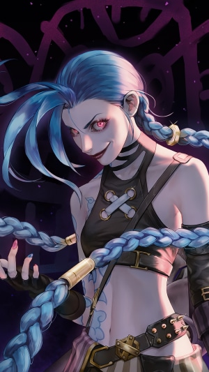 Jinx from Arcane League of Legends