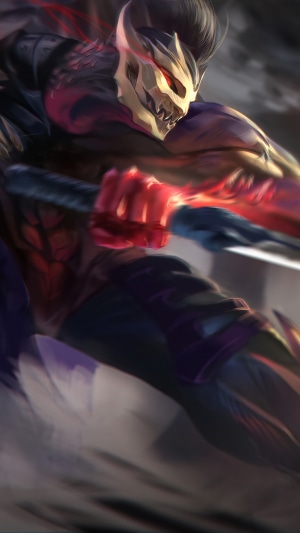 Demon Yasuo from League of Legends