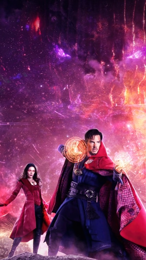 Doctor Strange and Scarlet Witch from Doctor Strange in the Multiverse of Madness