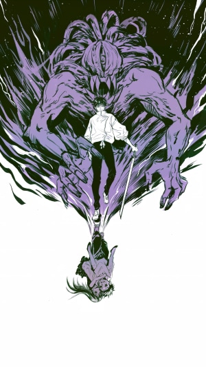 Yuta Okkotsu and Rika Orimoto from Jujutsu Kaisen 0