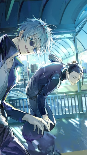 Satoru Gojo and Suguru Geto from Jujutsu Kaisen