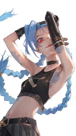 Jinx from Arcane League of Legends