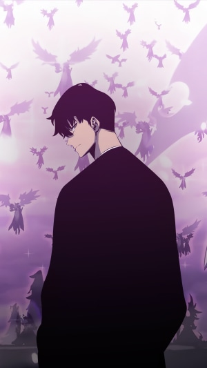Sung Jinwoo from Solo Leveling with Shadows