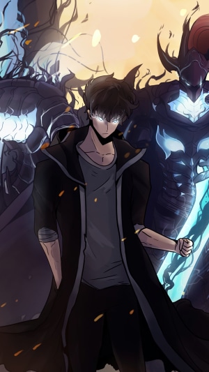 Sung Jinwoo from Solo Leveling with Shadows