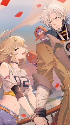 Lin and Zeke from Tower of Fantasy