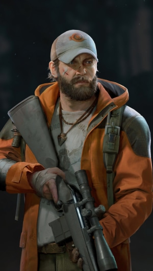 Man with sniper rifle from Back 4 Blood