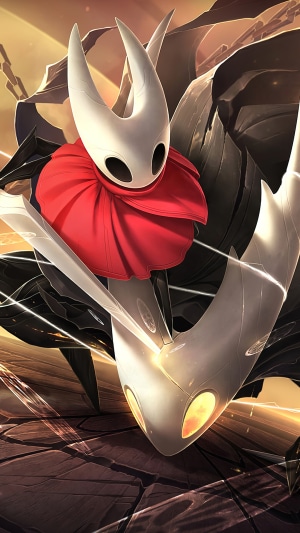 Hornet and The Knight from Hollow Knight