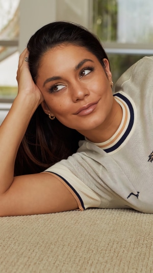 Vanessa Hudgens posing for a photoshoot