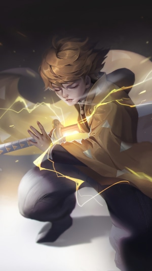 Zenitsu Agatsuma from Demon Slayer
