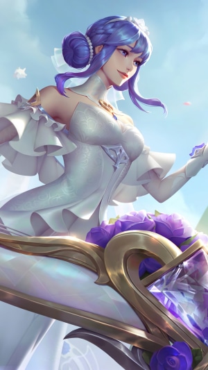 Crystal Rose Sona from League of Legends