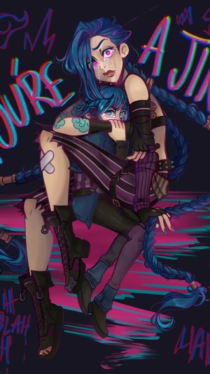 Jinx and Powder from Arcane Series