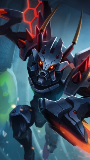 Mecha Kha'Zix from League of Legends Splash Art
