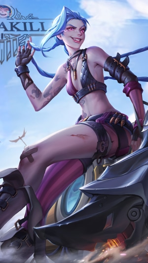 Jinx from League of Legends Pentakill