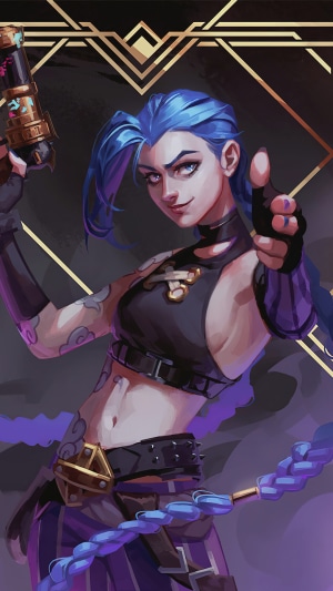 kid, jinx, arcane, netflix, series, lol, 4k, HD Wallpaper | Rare Gallery