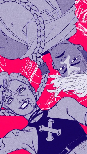 Jinx and Ekko from Arcane