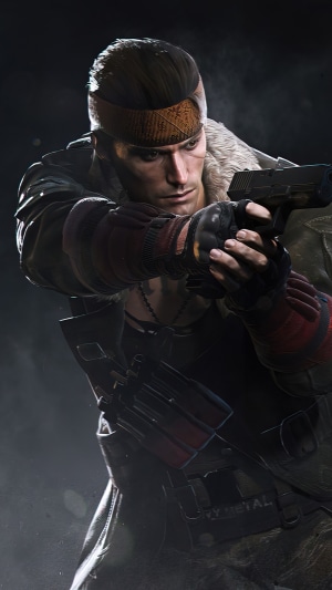 Soldier aiming a pistol in CrossfireX