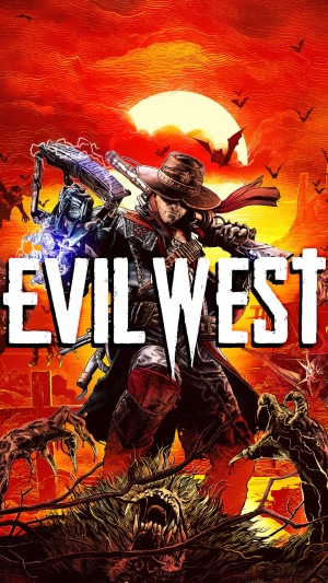 Evil West video game cover art