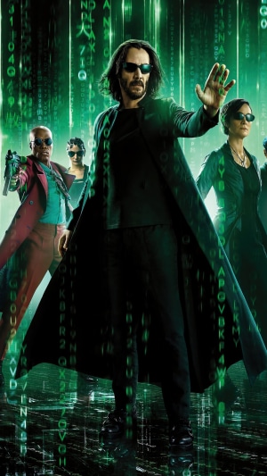 The Matrix Resurrections: Neo, Morpheus, Trinity, and Bugs