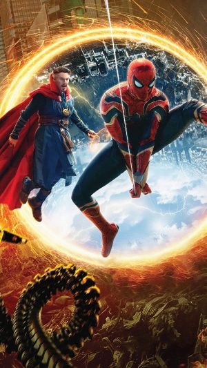 Spider-Man and Doctor Strange from Spider-Man: No Way Home