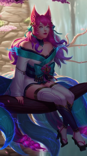 Ahri from League of Legends, Spirit Blossom skin