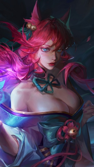 Ahri from League of Legends, Spirit Blossom skin