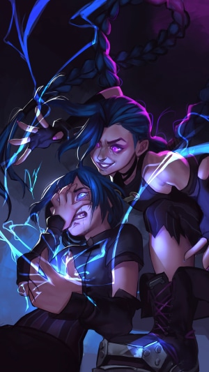 Jinx and Vi from Arcane