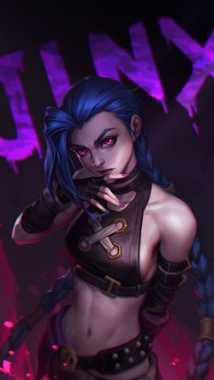 Jinx from Arcane and League of Legends