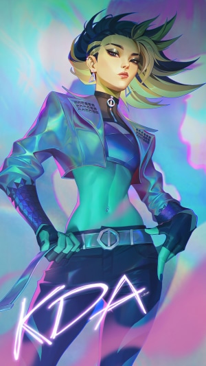 Akali from K/DA in League of Legends