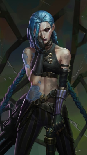 Jinx from Arcane League of Legends