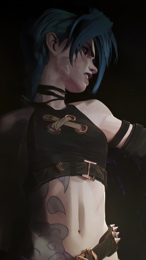 Jinx from Arcane League of Legends