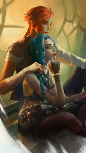 Jinx and Vi from Arcane