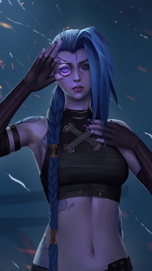 Jinx from Arcane League of Legends