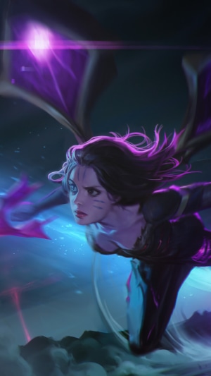 Kai'Sa from League of Legends in motion