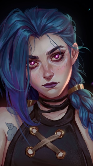 Jinx from Arcane and League of Legends