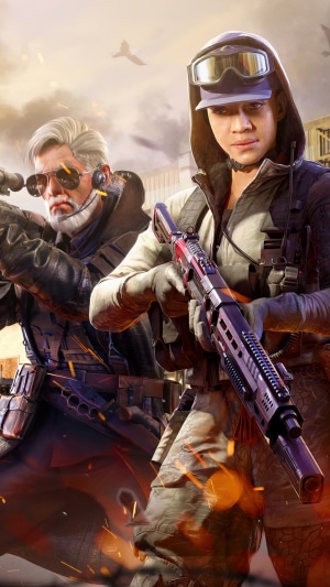 Call of Duty Mobile characters with weapons