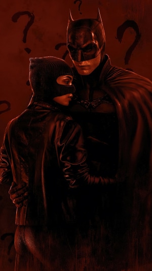 Batman and Catwoman from The Batman (2022)