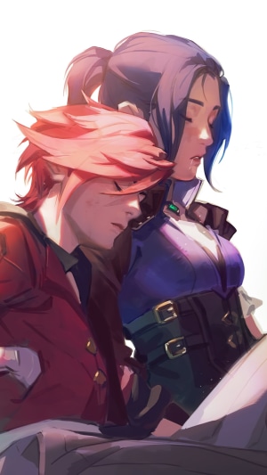 Vi and Caitlyn from Arcane Series