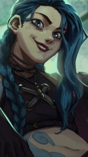 Jinx from Arcane League of Legends