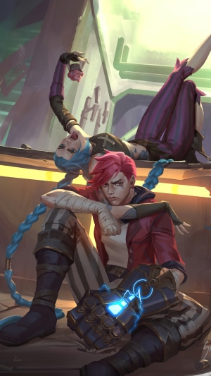 Jinx and Vi from Arcane