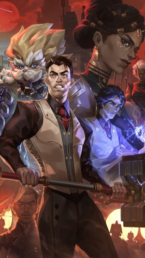 Jayce and other characters from Arcane