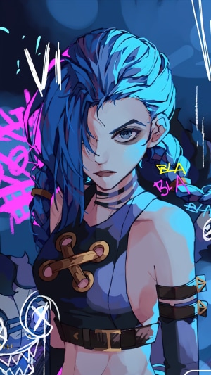 Jinx from Arcane Series League of Legends