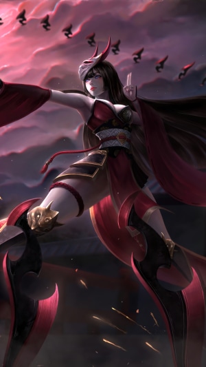 #1382394 Irelia, Blood Moon, LoL, League of Legends, Video Game - Rare