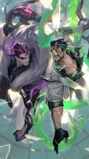 Draven and Darius from League of Legends