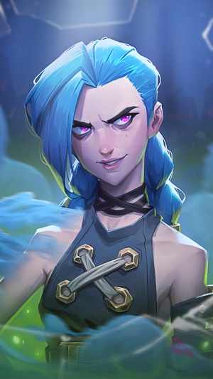 Jinx from Arcane League of Legends