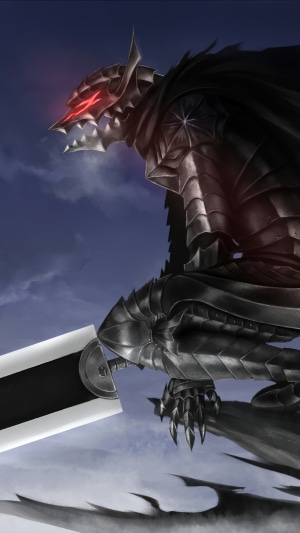Guts in the Berserker Armor from Berserk