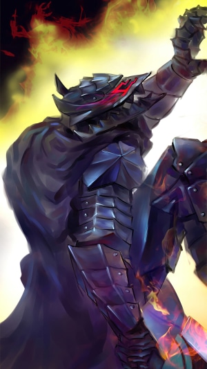Guts from Berserk in the Berserker Armor