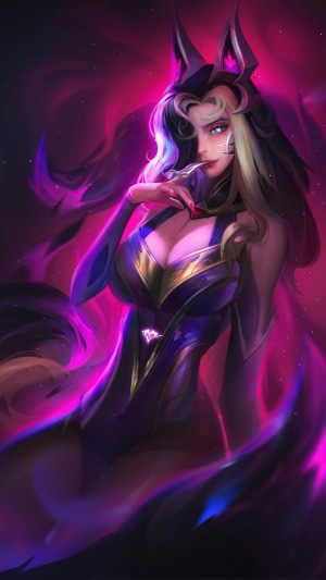 Coven Ahri from League of Legends Artwork