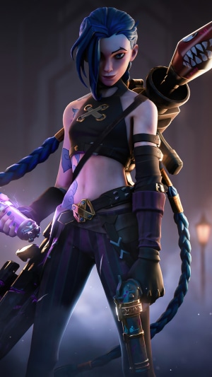 Jinx from Arcane and Fortnite